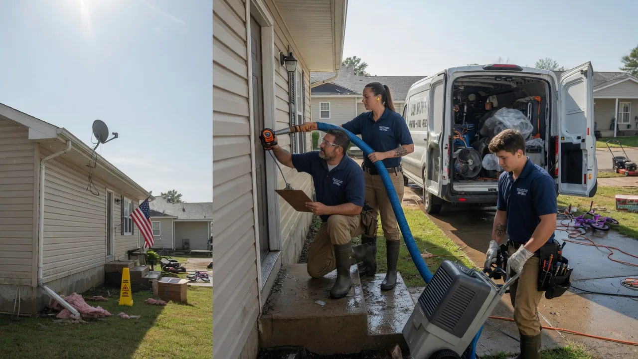 Ceiling Water Damage Restoration in Jeffersonville, KY near me